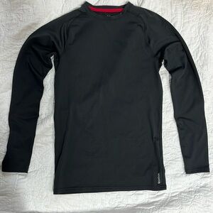 Reebok, Youth, XL 18/20, black, long sleeved, cold weather shirt